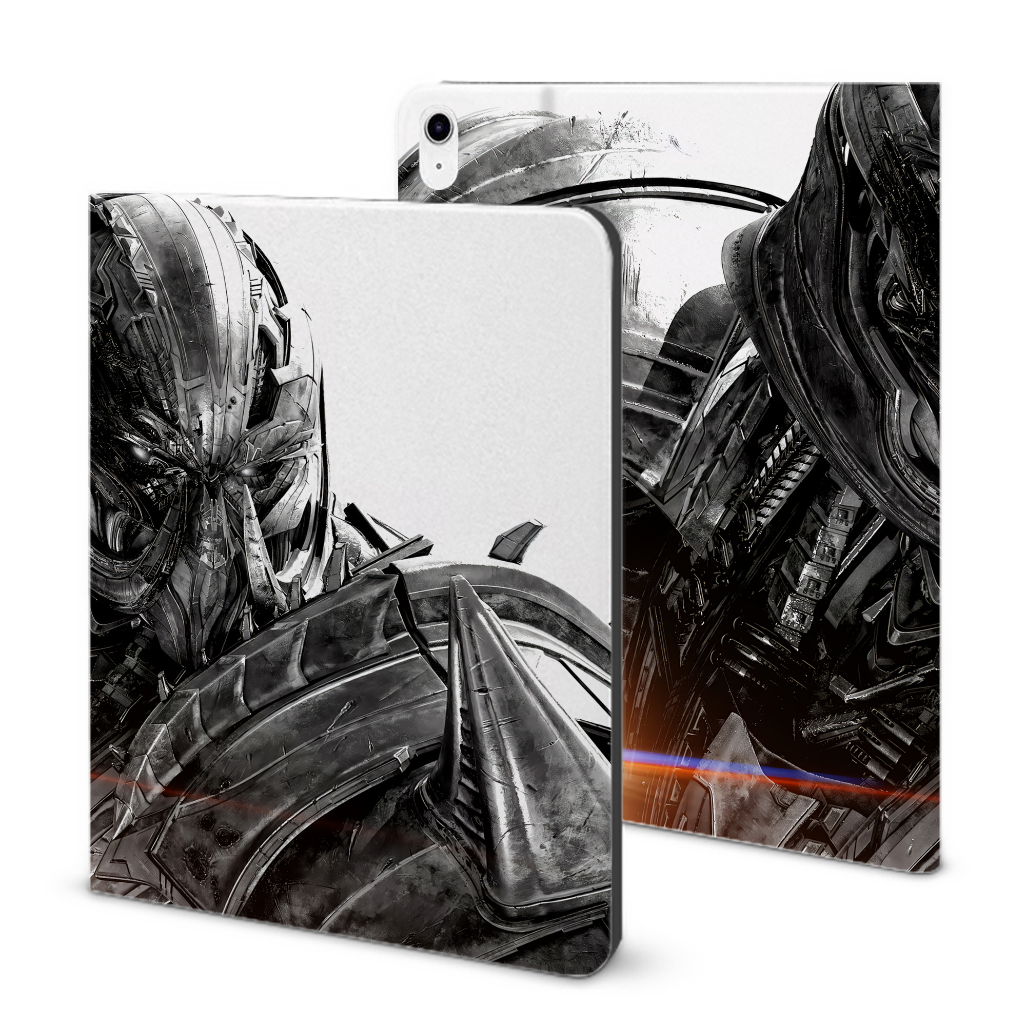 （画像用） Transformers トランスフォーマー IPad ケース ブック型 PUレザー TPU 耐衝撃 軽量 薄型 ペン収納なし 全面保護 IPad 各モデル対応